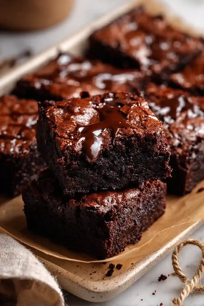 3 ingredient applesauce brownies