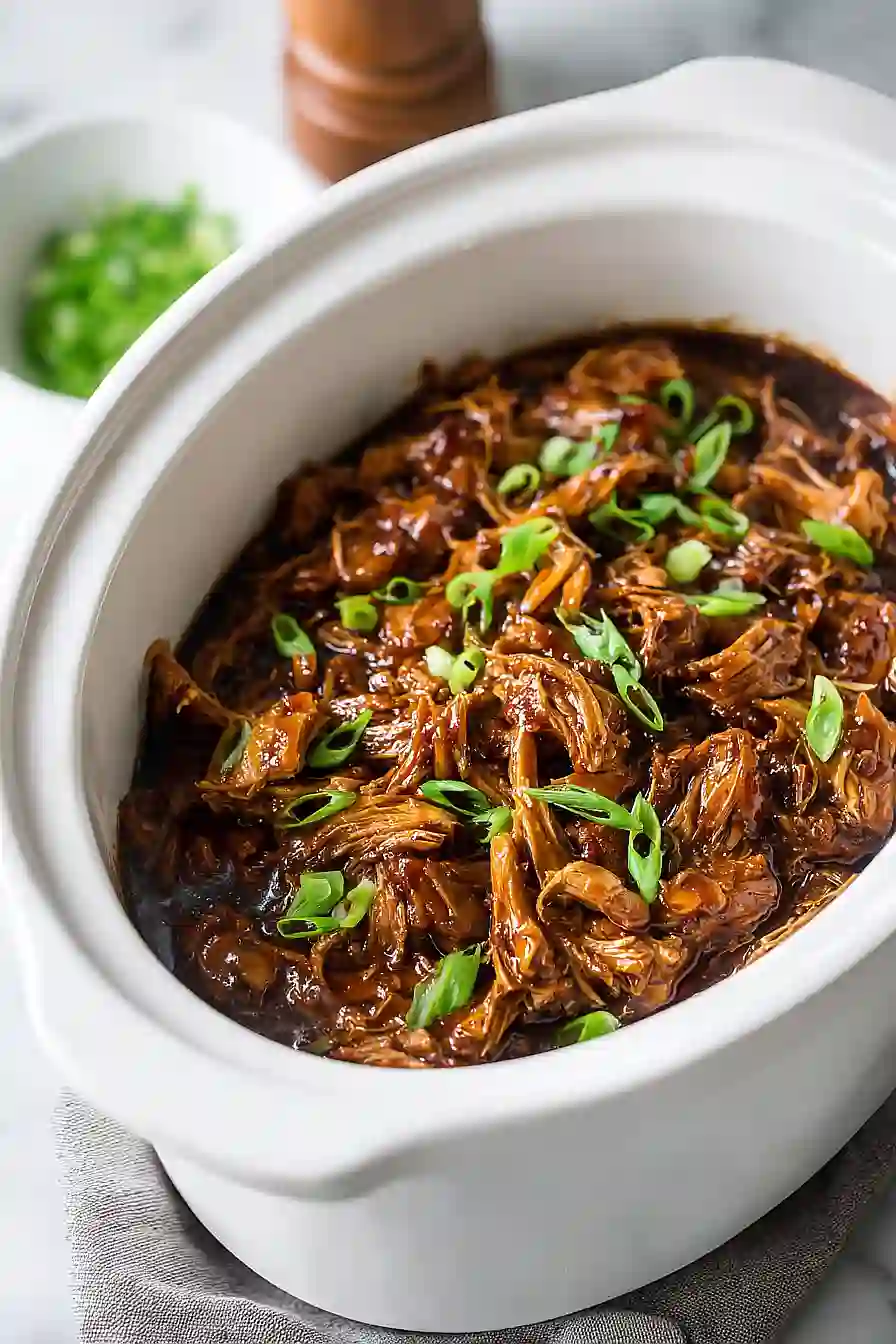 Slow Cooker Honey Garlic Chicken Thighs