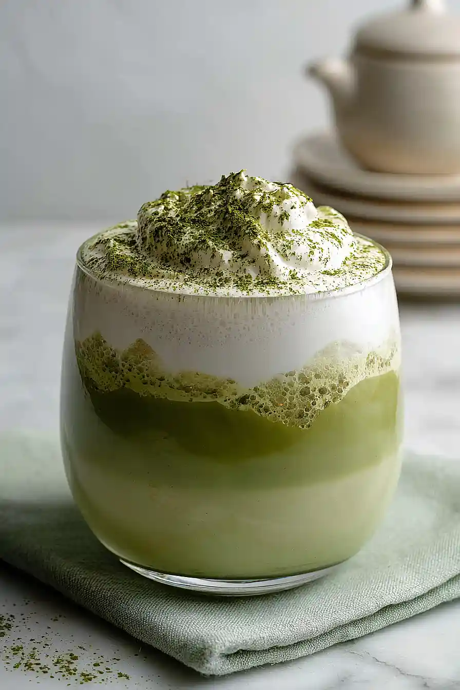 tiramisu matcha latte