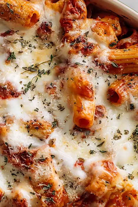 baked mostaccioli