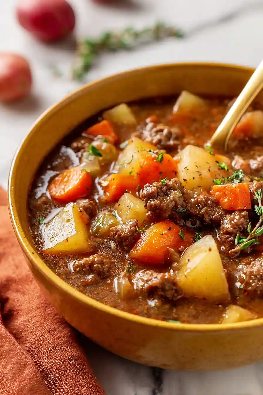 irish ground beef stew