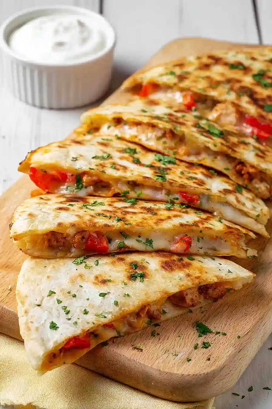 pork chop quesadillas
