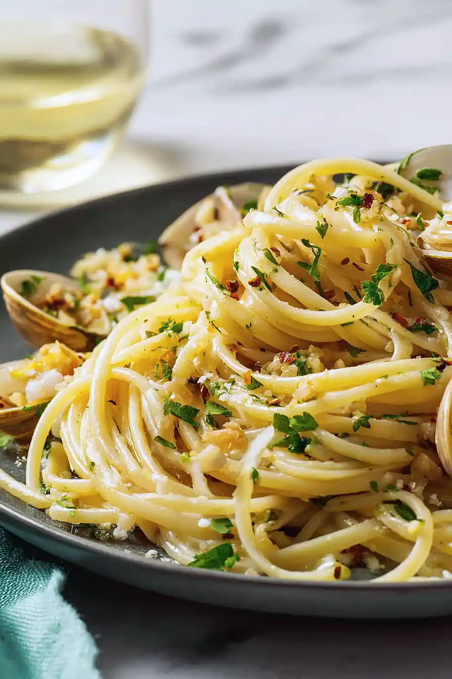 linguine with white clam sauce