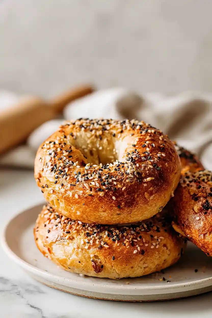 high protein bagels with skyr