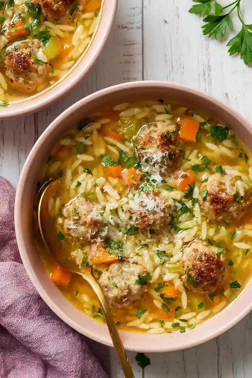 ground turkey orzo soup