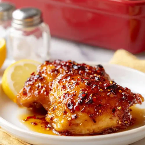 honey garlic chicken thighs