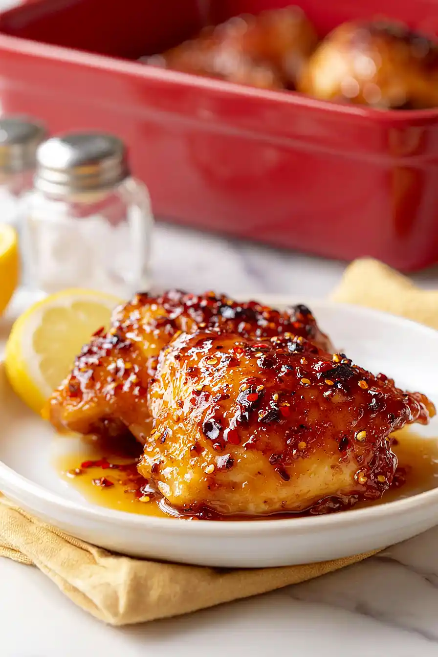 honey garlic chicken thighs