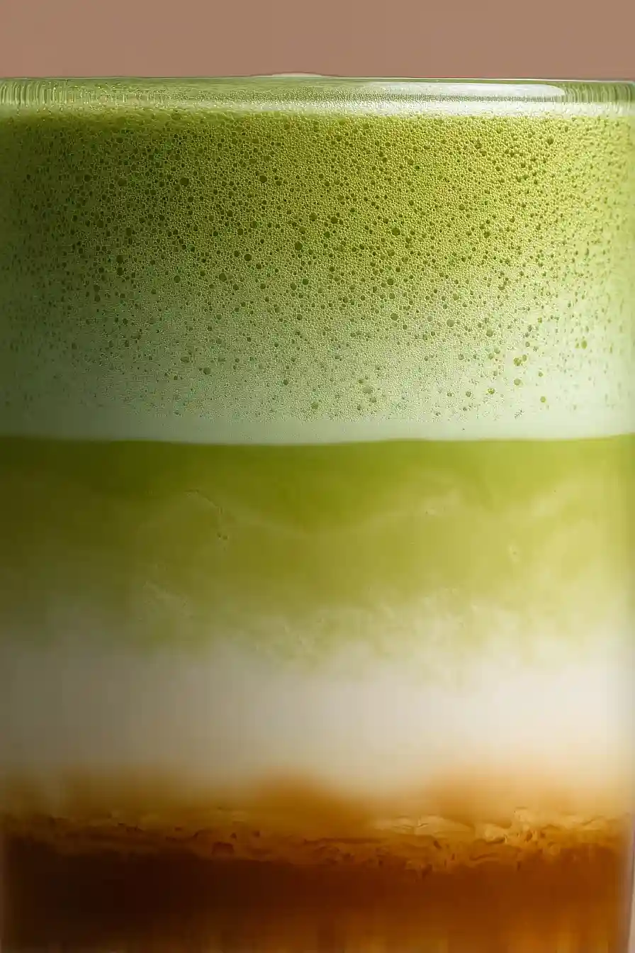 latte macchiato matcha