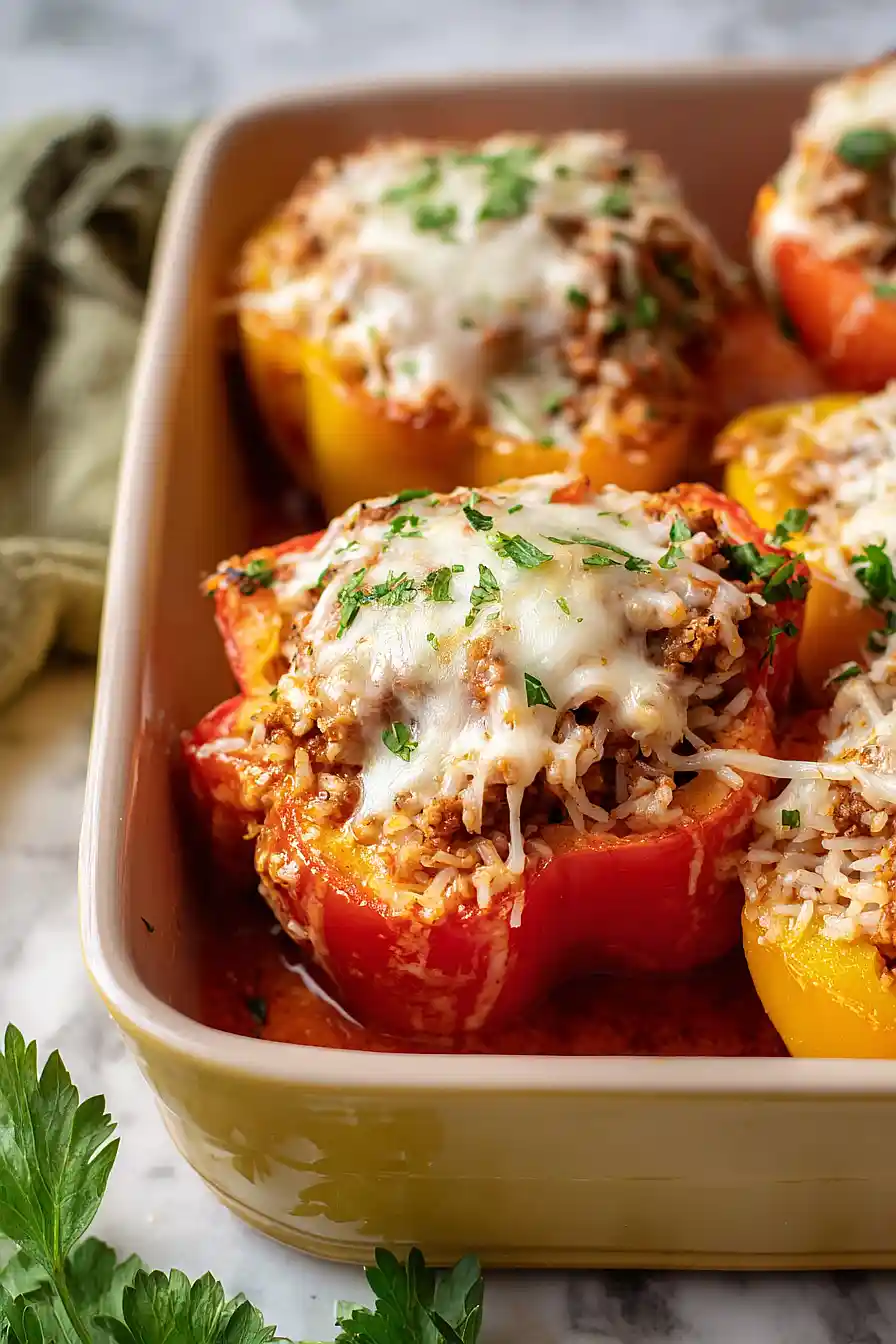 stuffed bell peppers with tomato soup