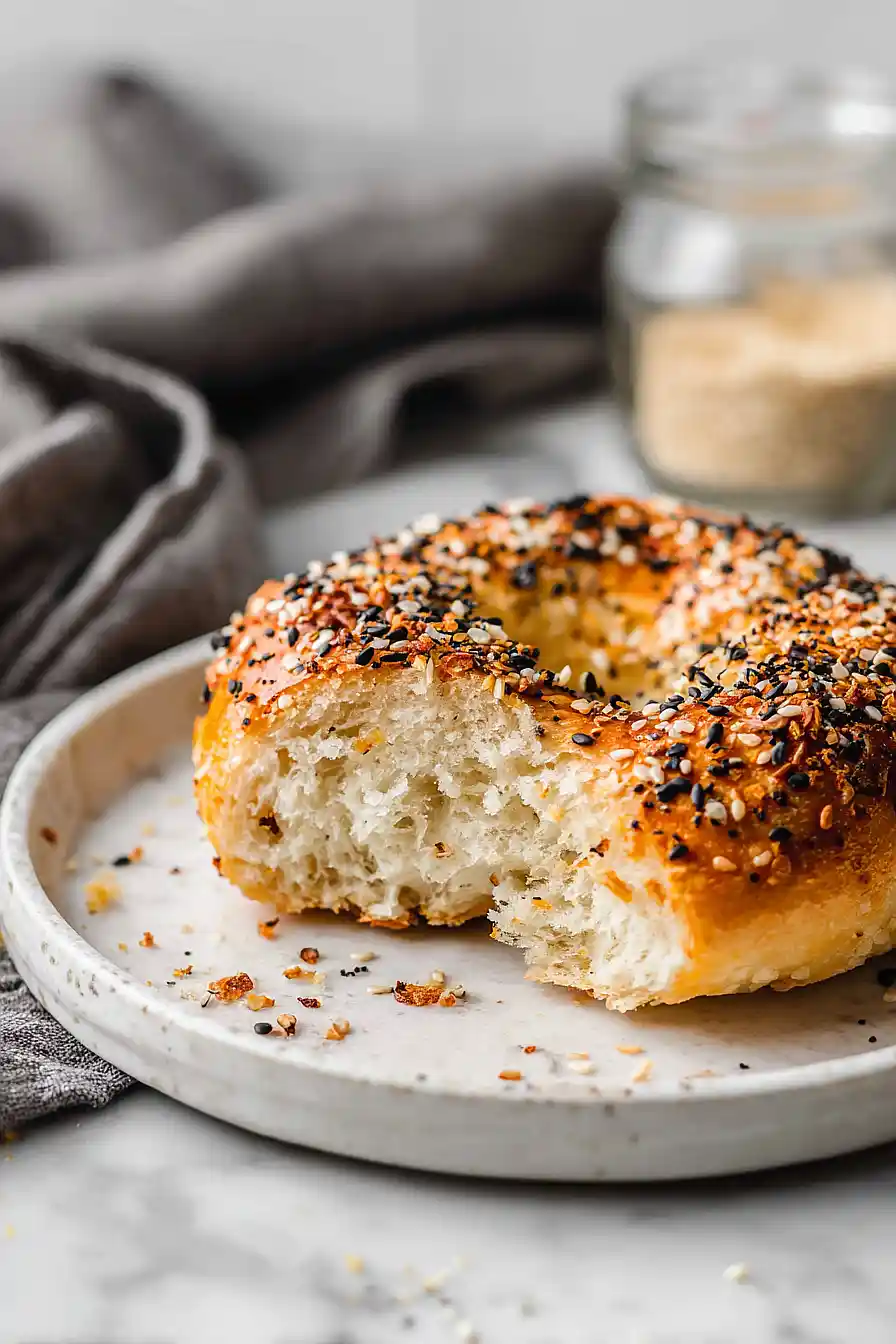 3 Ingredient Protein Bagels