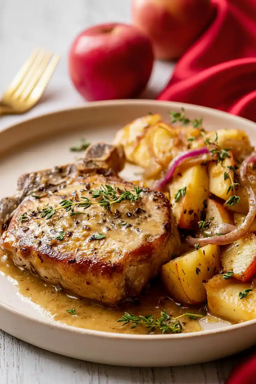 pork chops with apples