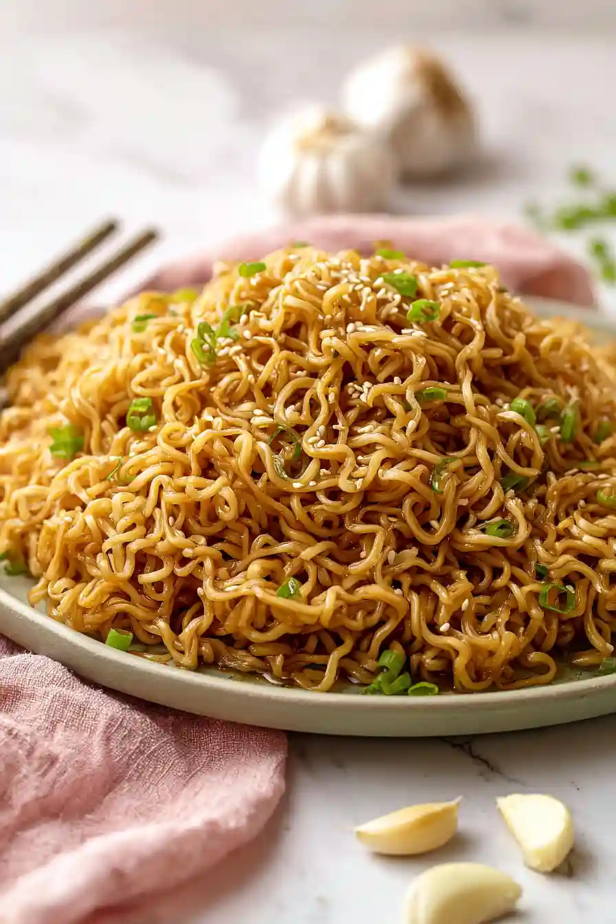 garlic ramen noodles