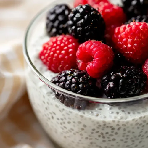 vegan and gluten free chia seed pudding