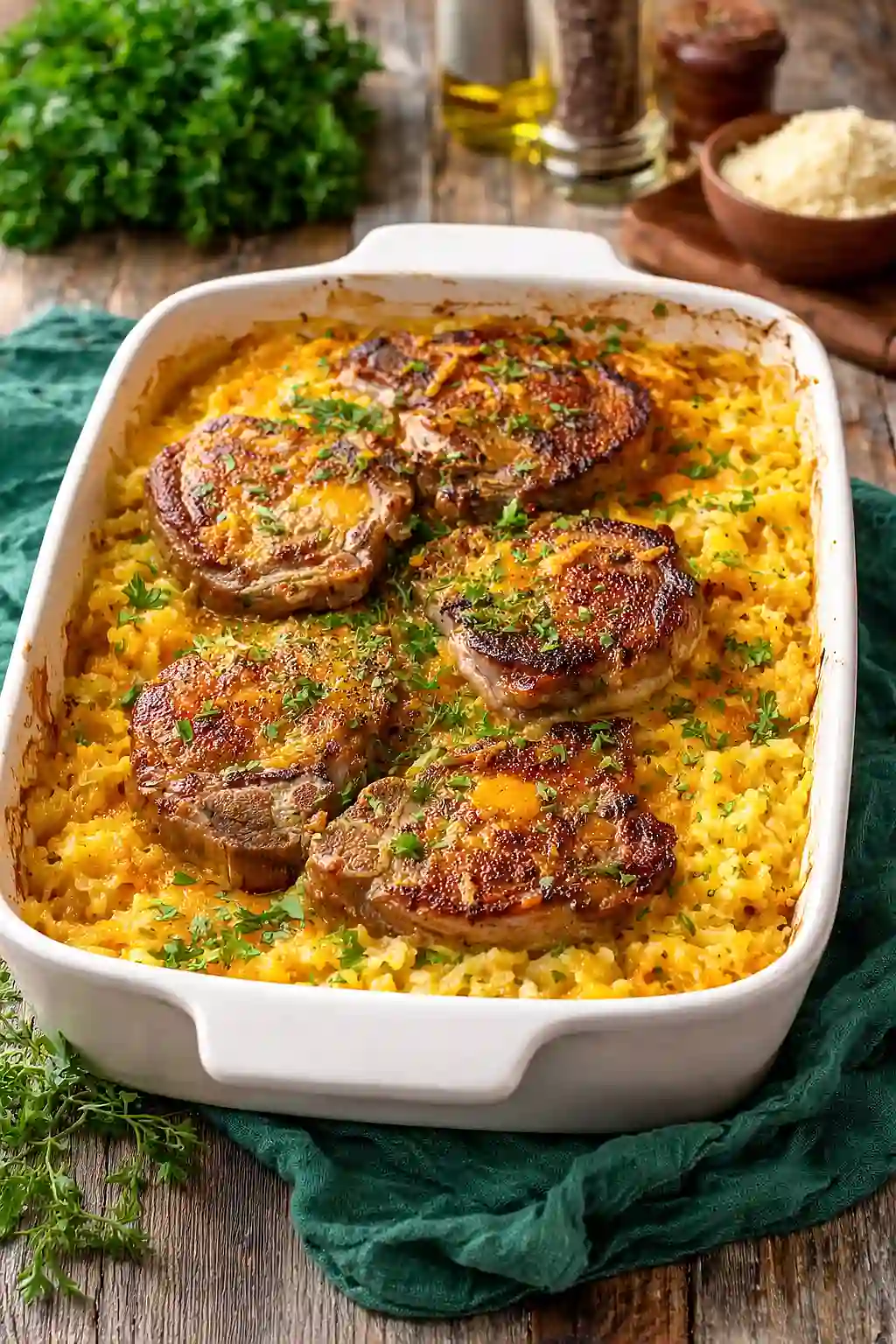 pork chop hashbrown casserole