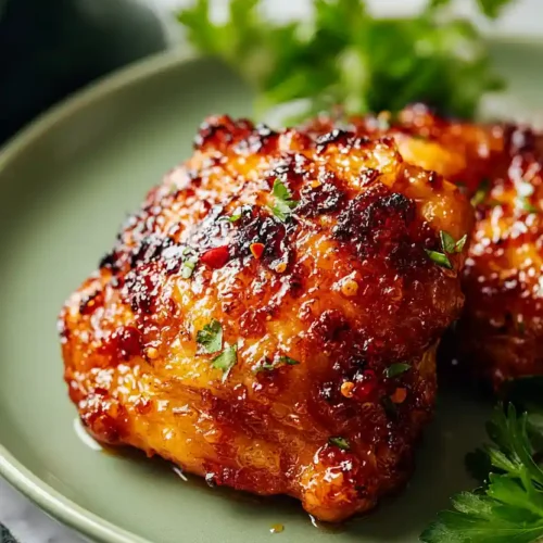 hot honey chicken thighs