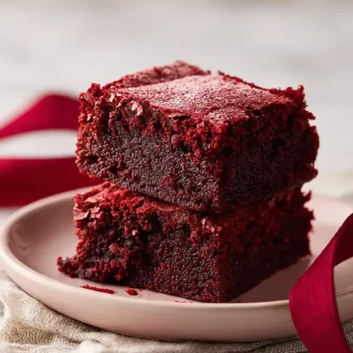 gluten free red velvet brownies