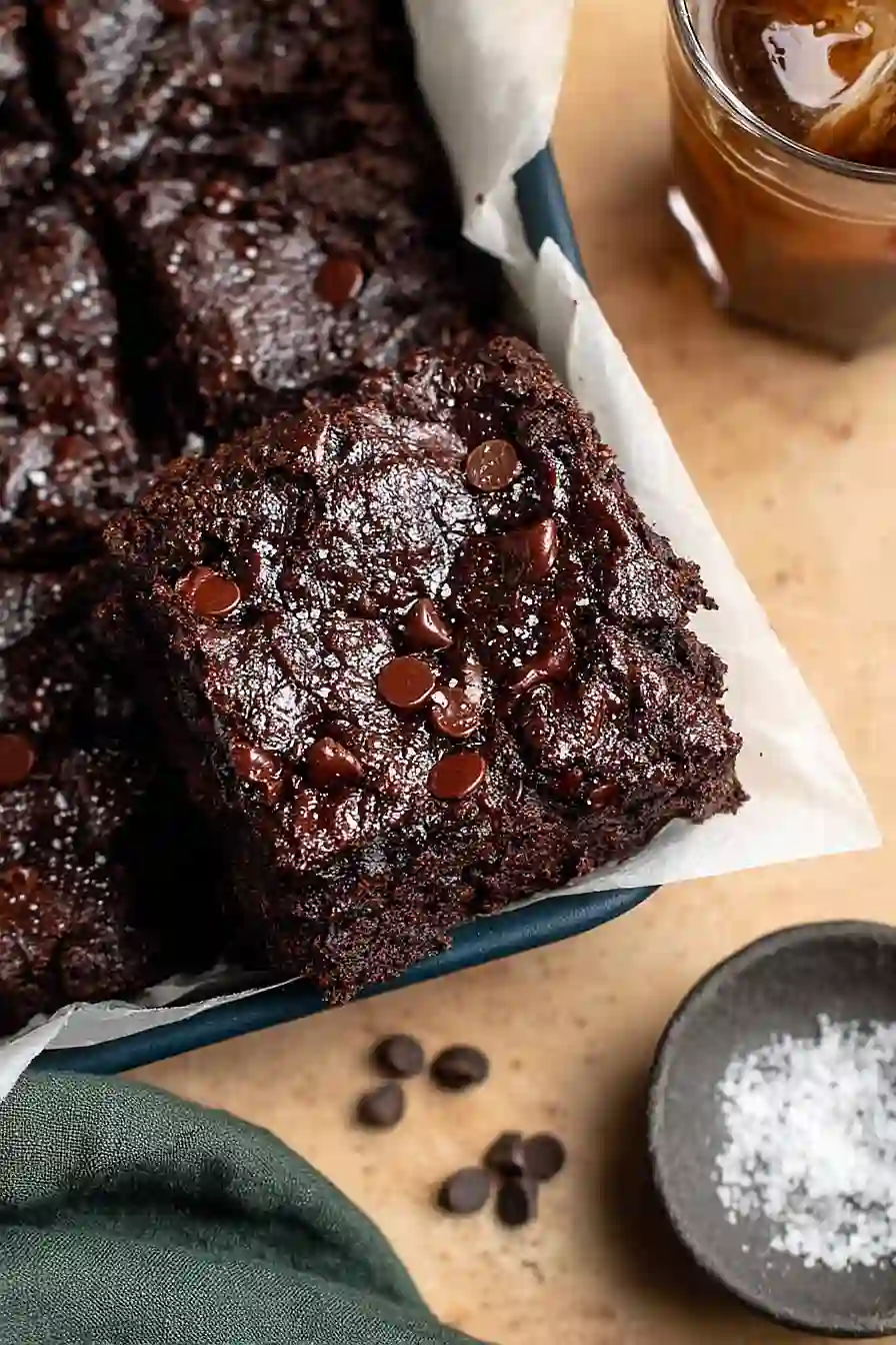 vegan applesauce brownies