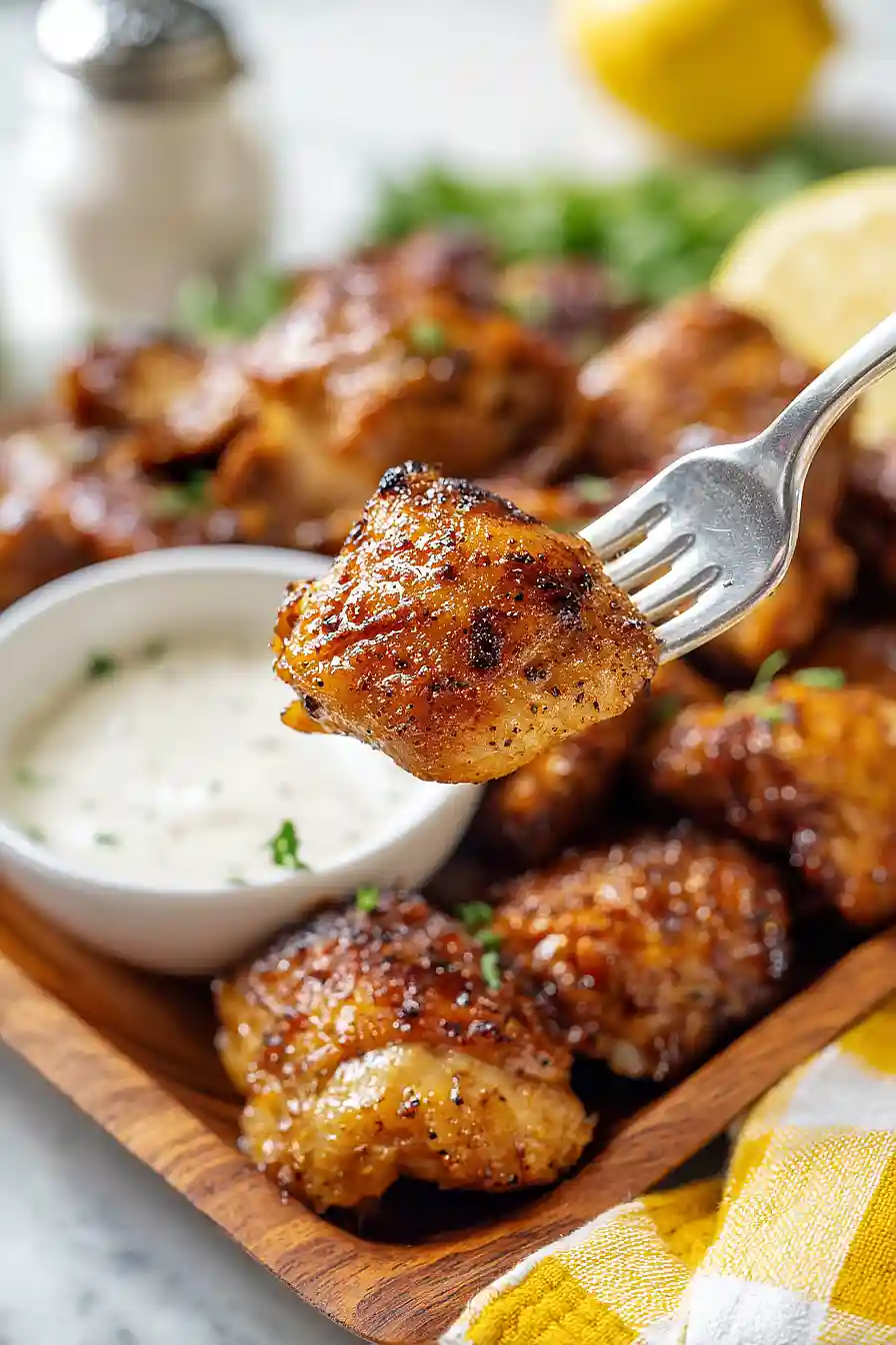chicken thigh bites