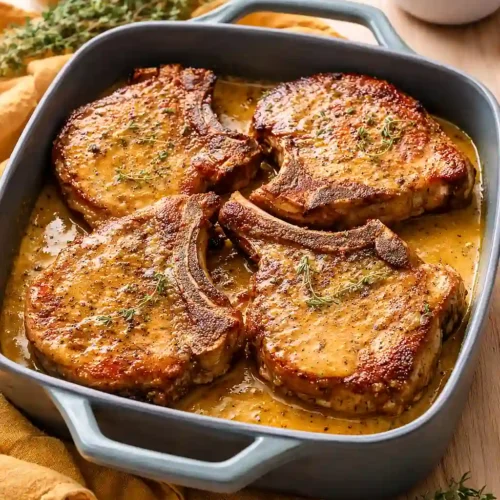 honey mustard pork chops