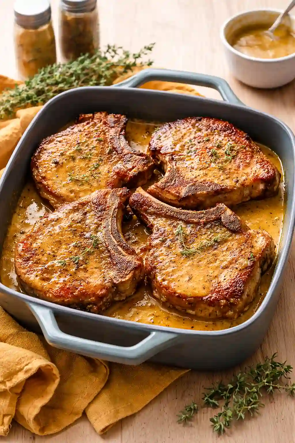 honey mustard pork chops