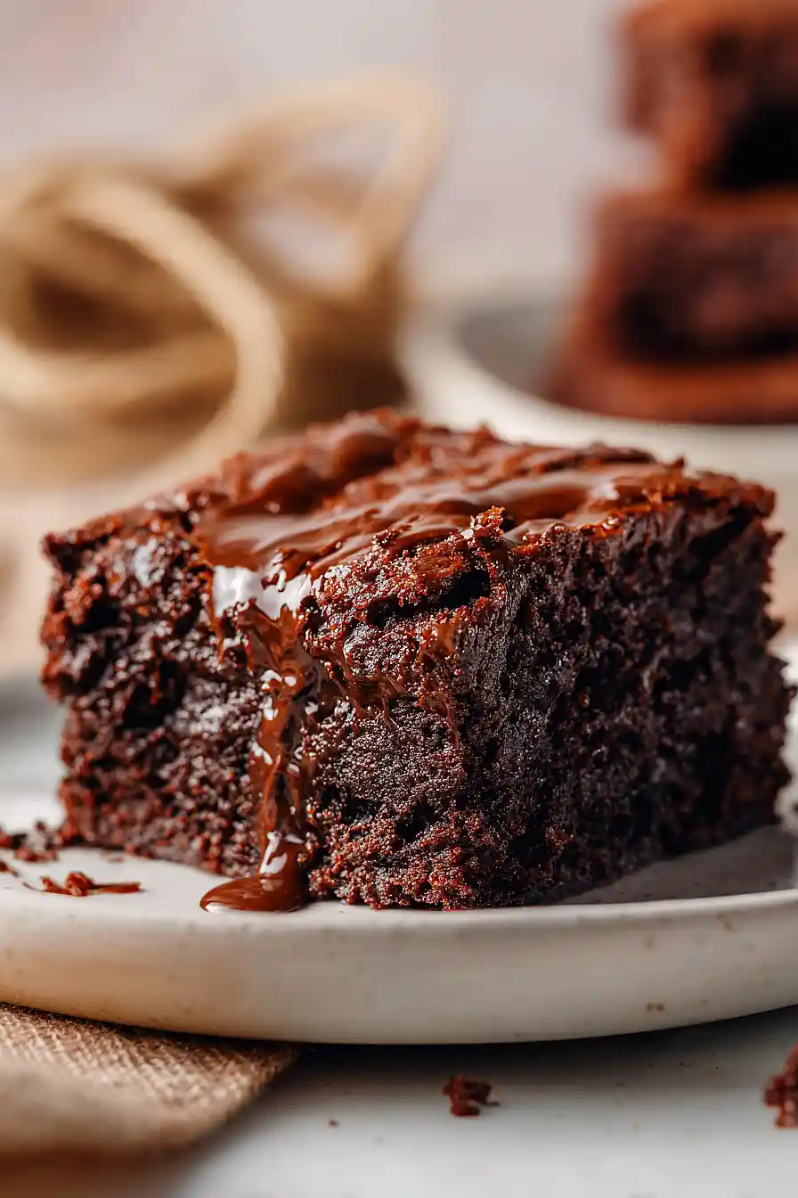 3 ingredient applesauce brownies