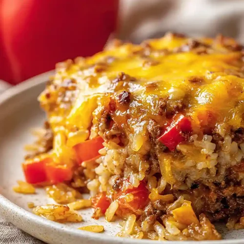 stuffed bell pepper casserole