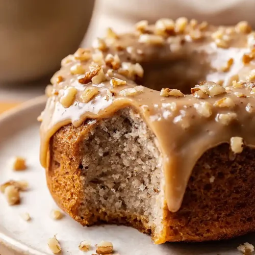 baked banana bread donuts