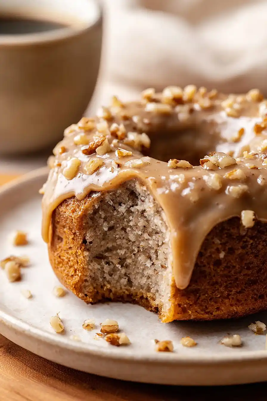 baked banana bread donuts