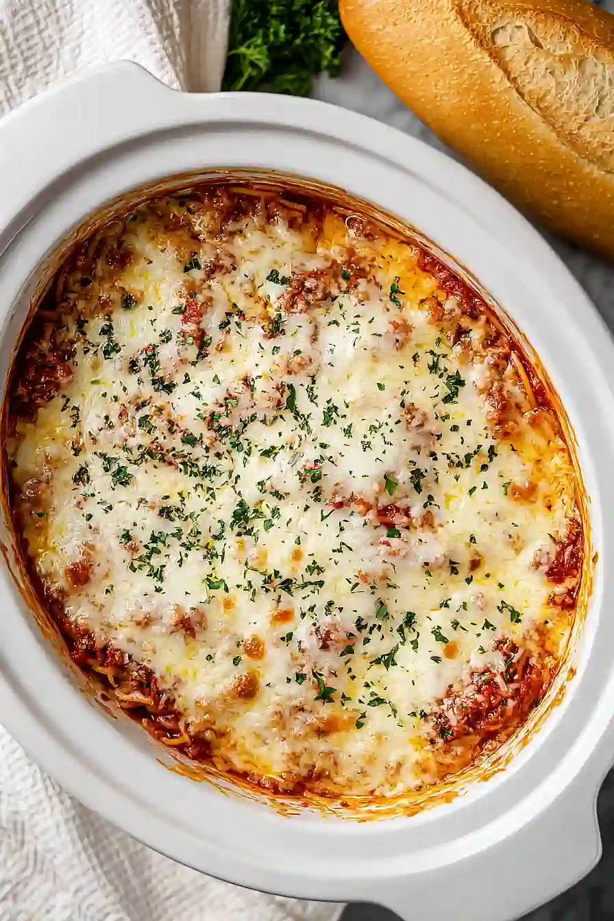 crockpot million dollar spaghetti