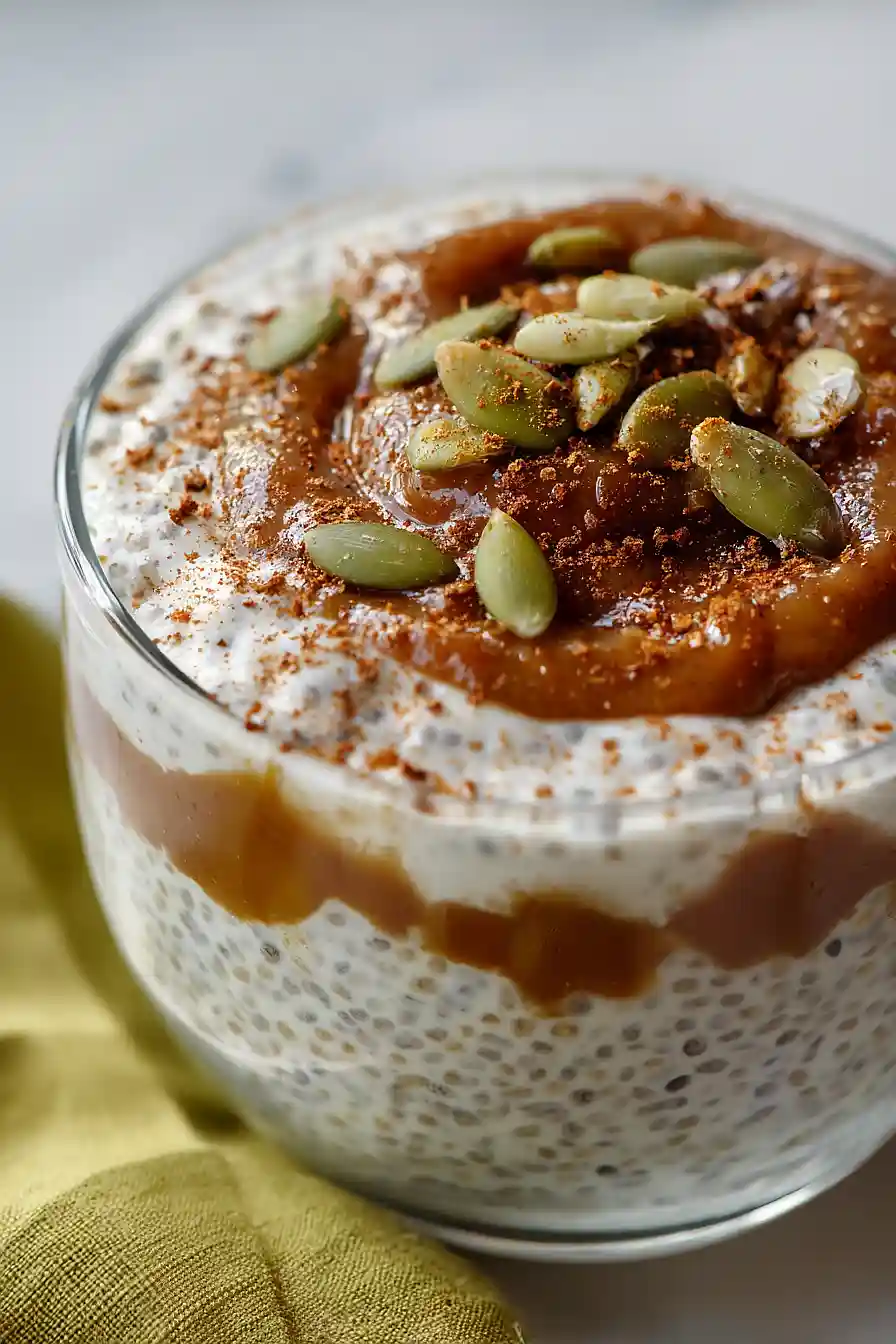 chia seed pudding with dates