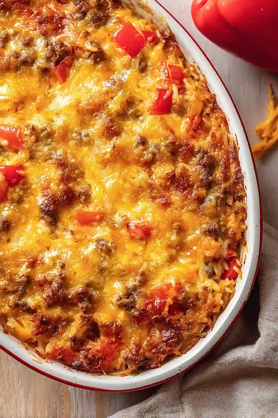 stuffed bell pepper casserole
