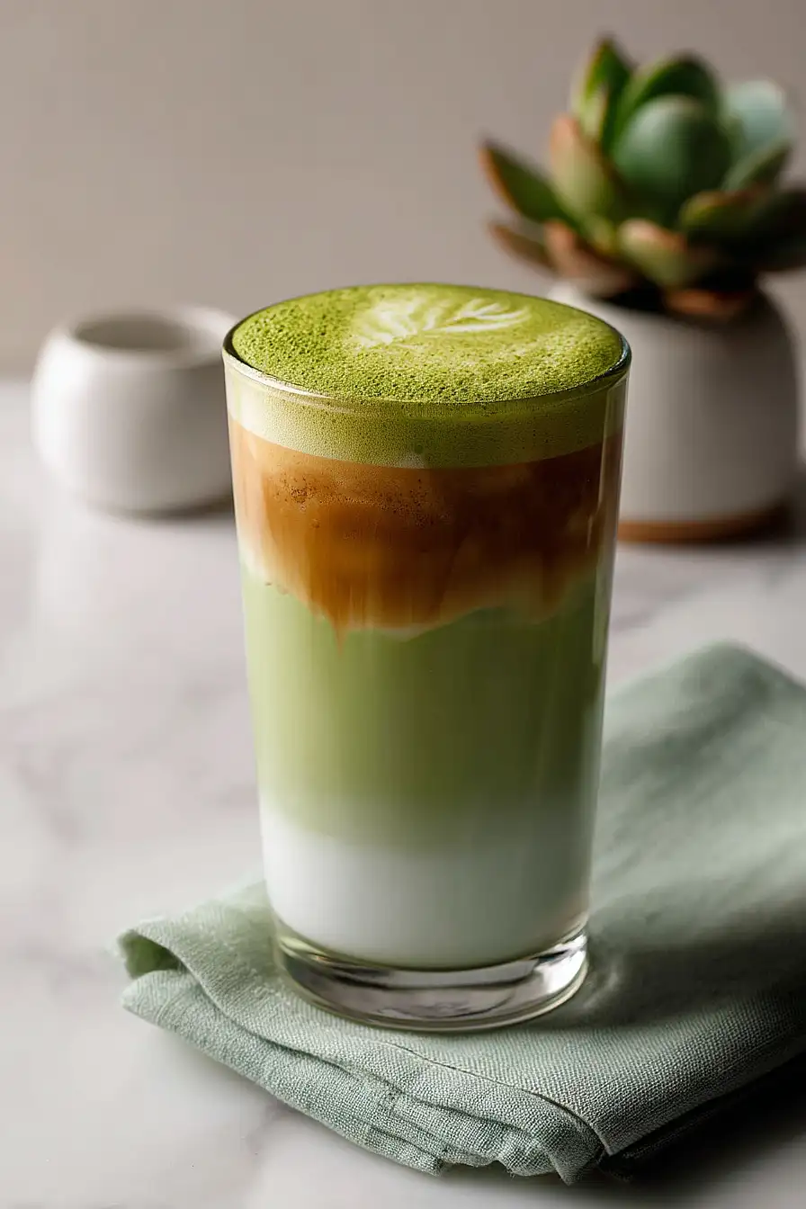 latte macchiato matcha