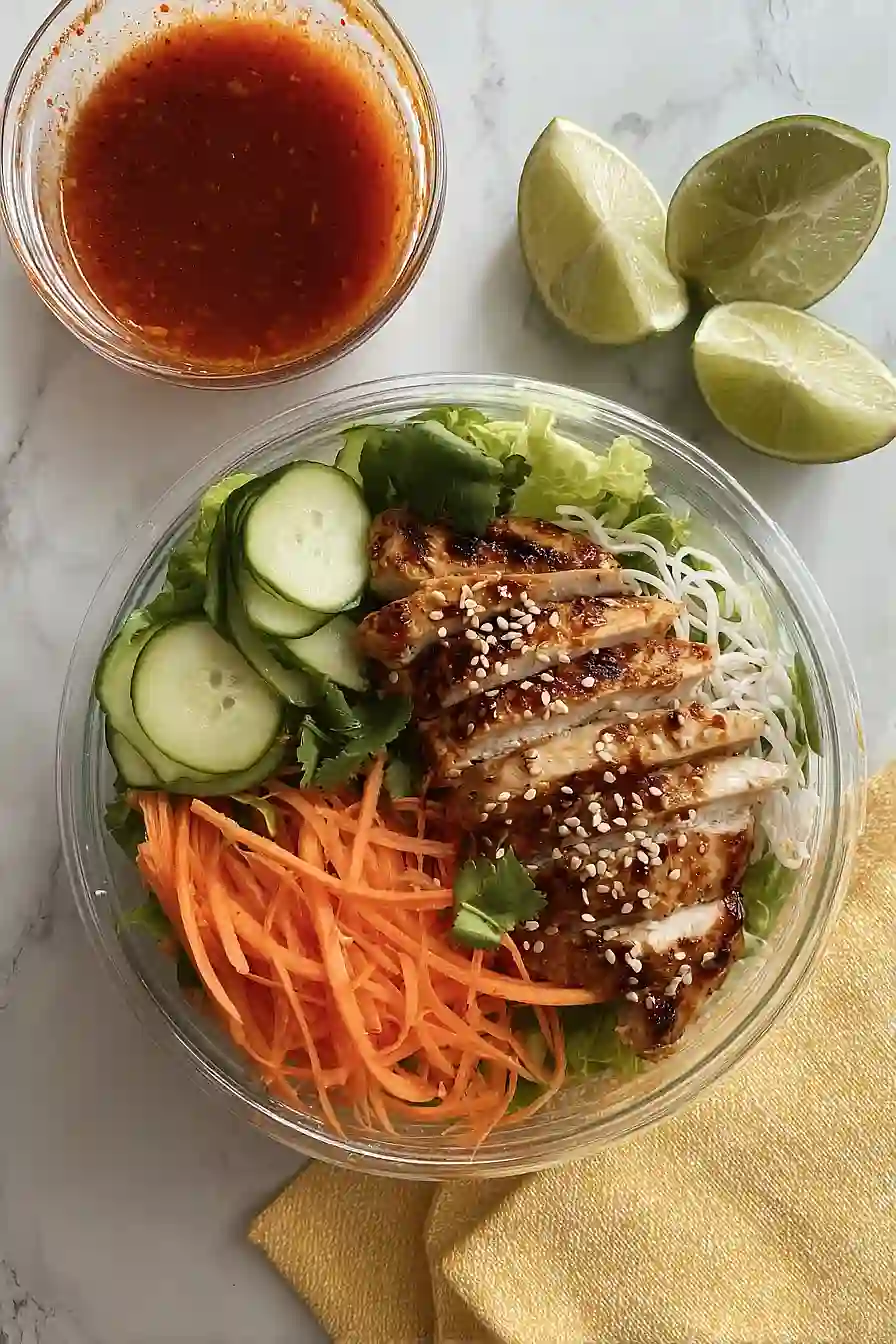 High Protein Chicken Meal Prep Bowls (Asian-Inspired)