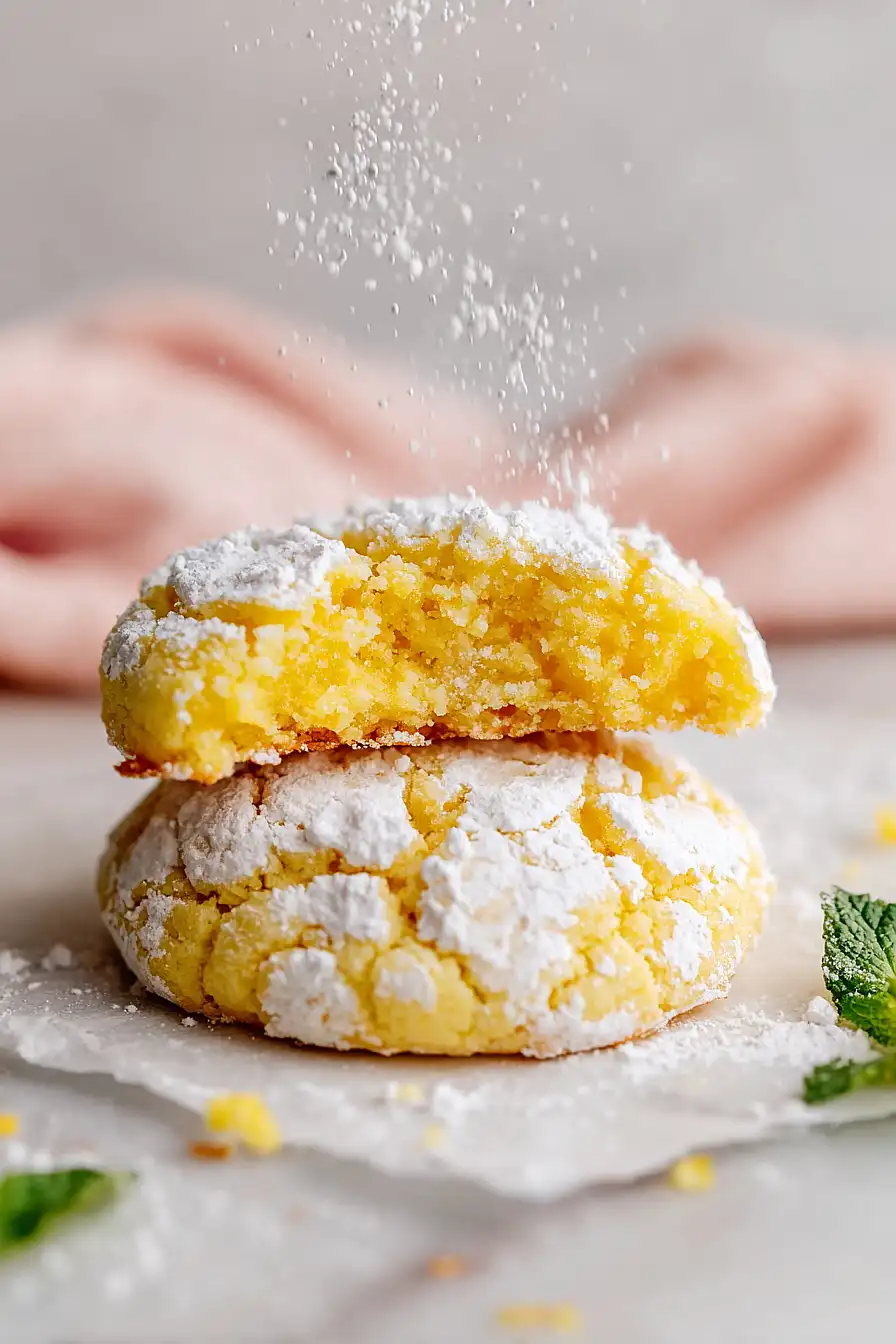 3 ingredient lemon cookies