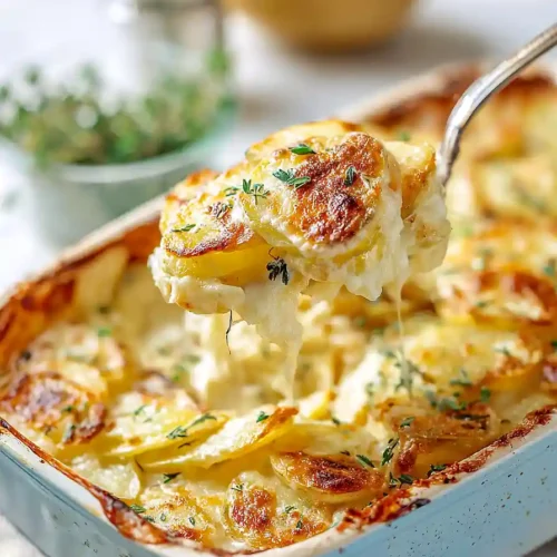 scalloped potatoes with leeks