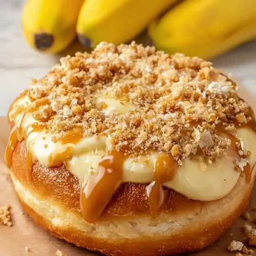 banana pudding donut