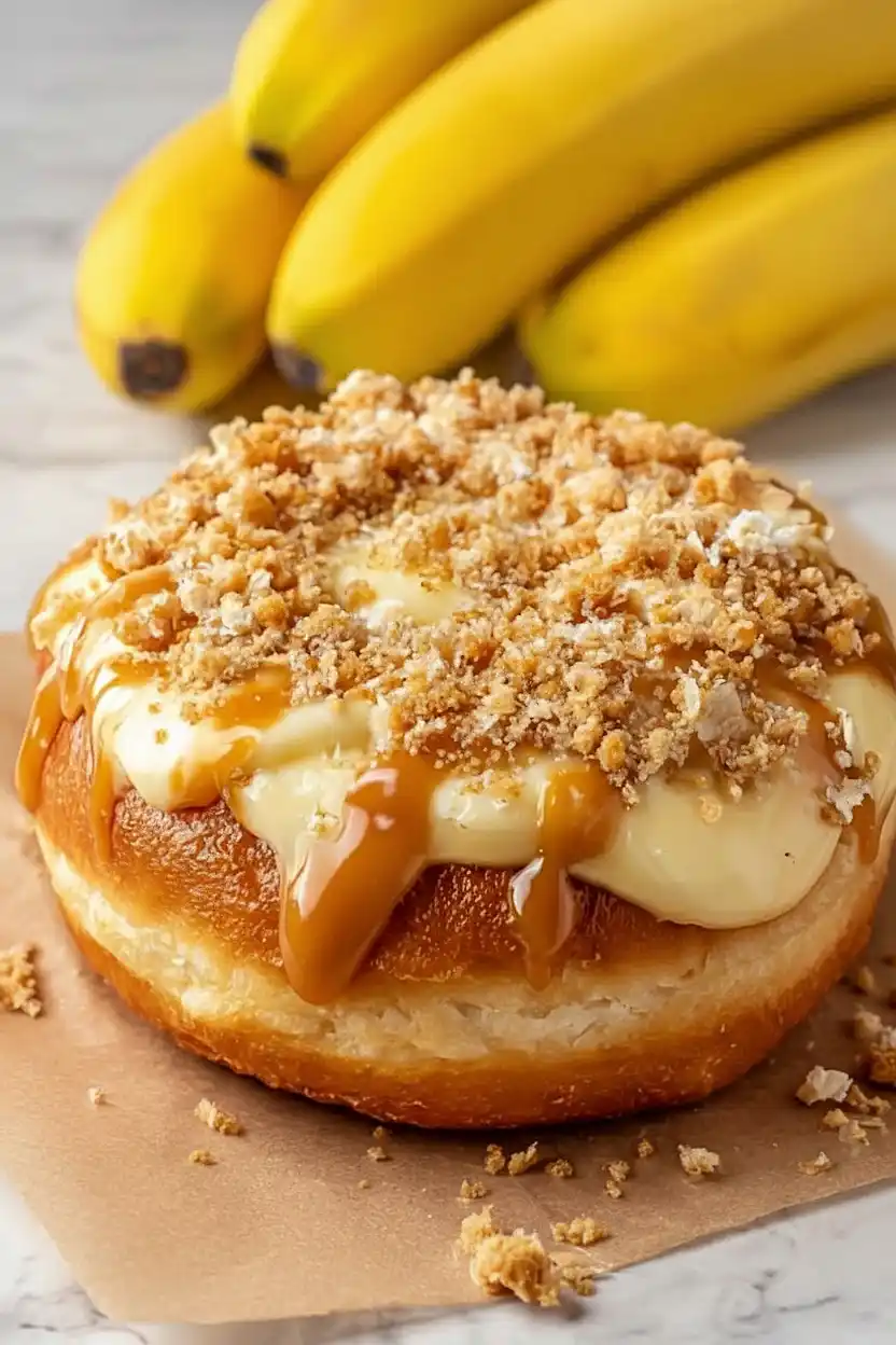 banana pudding donut