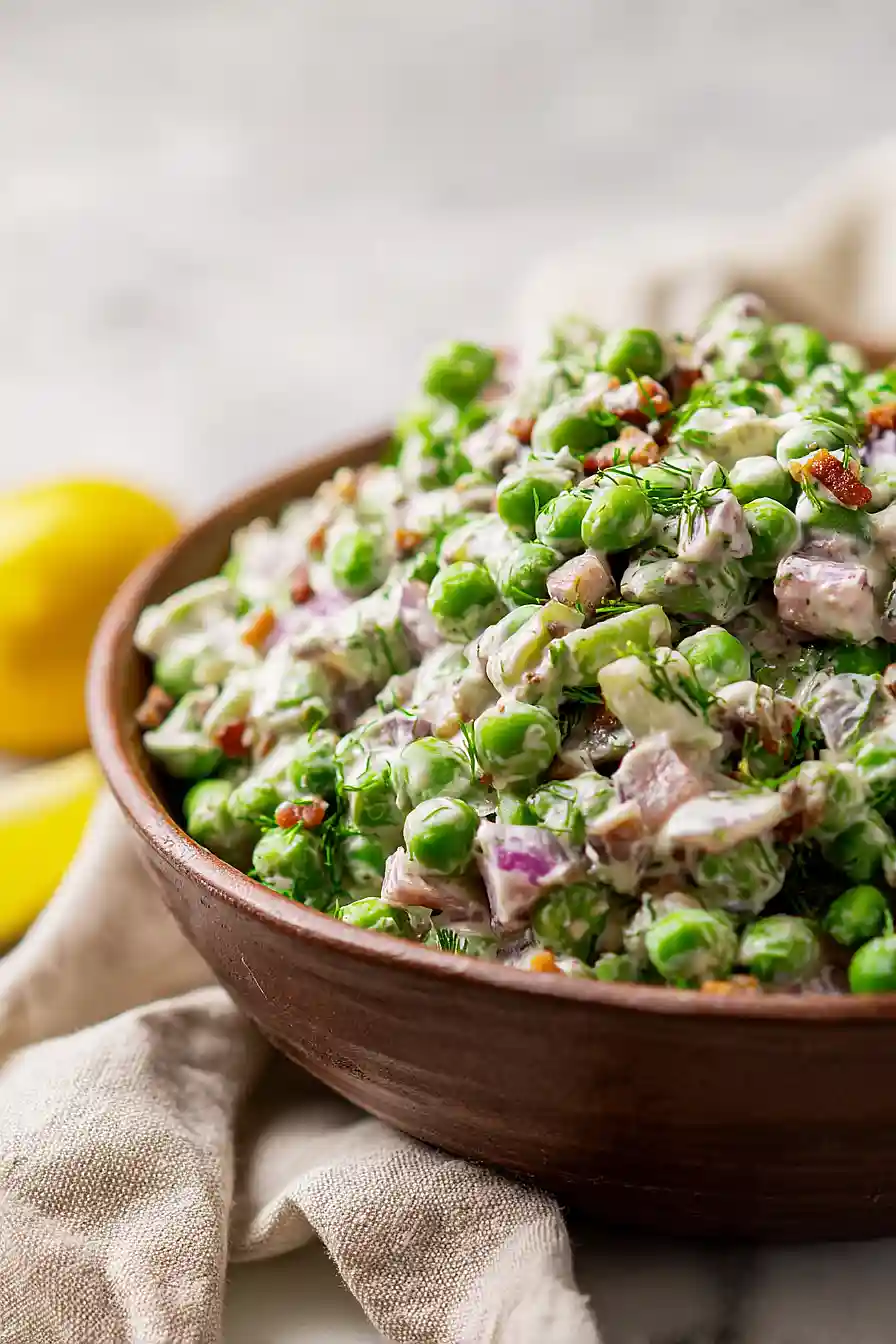 dairy free pea salad