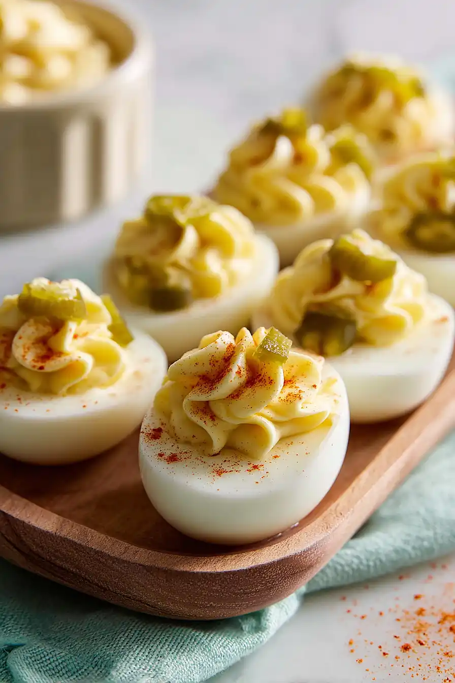 deviled eggs with miracle whip