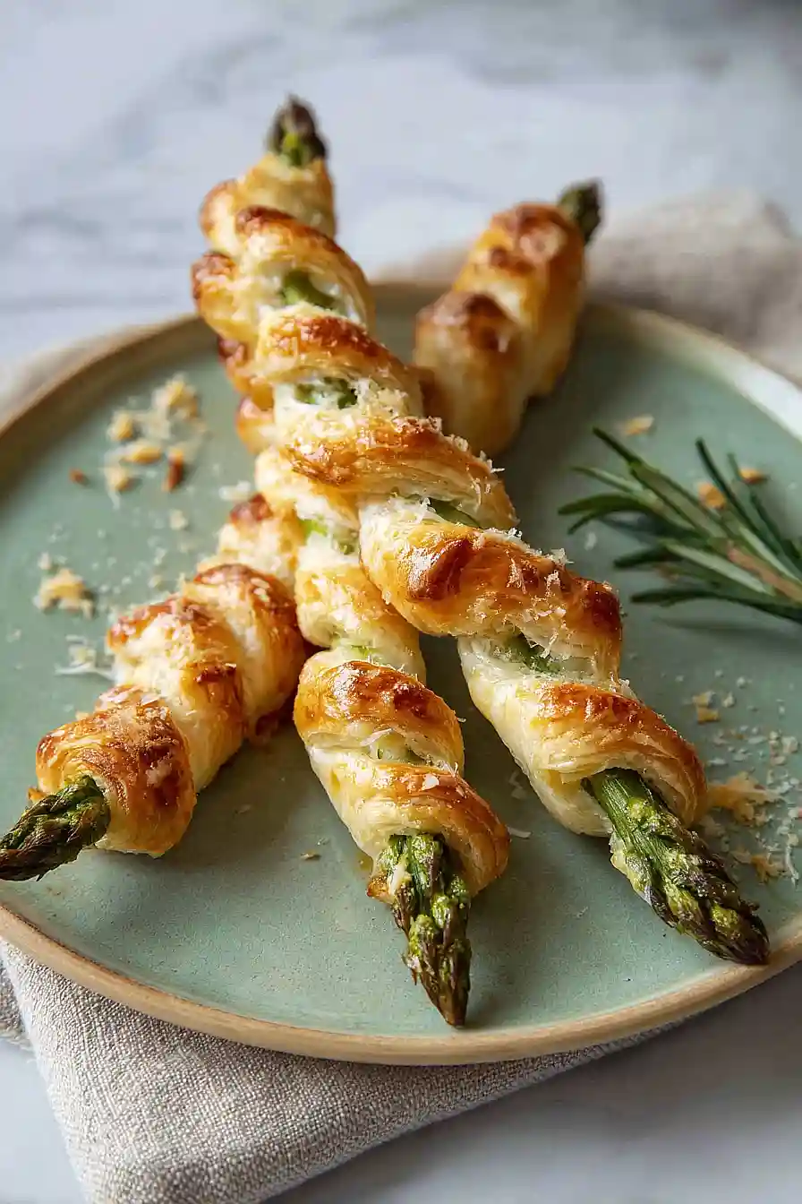 asparagus puff pastry twist