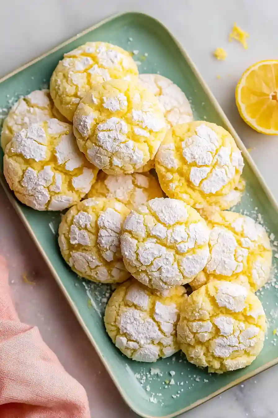 lemon cake mix cookies