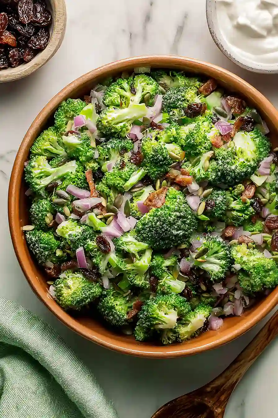broccoli salad with greek yogurt