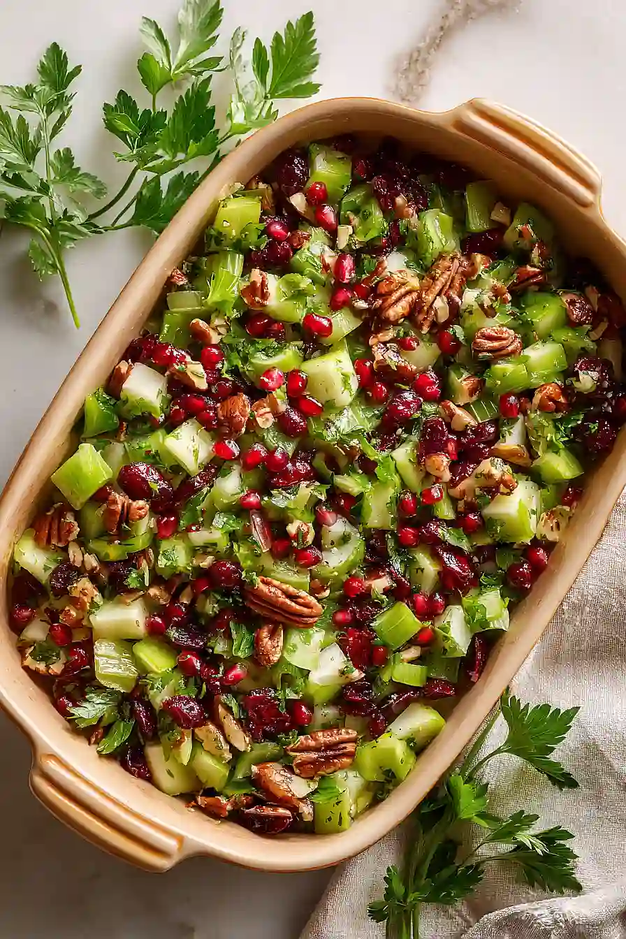 celery salad with cranberries