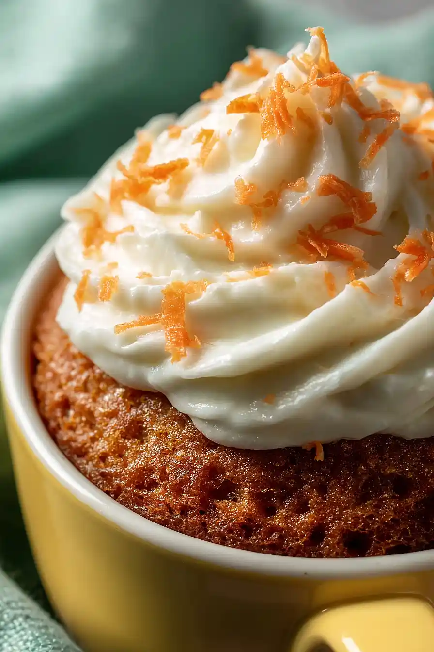 carrot mug cake