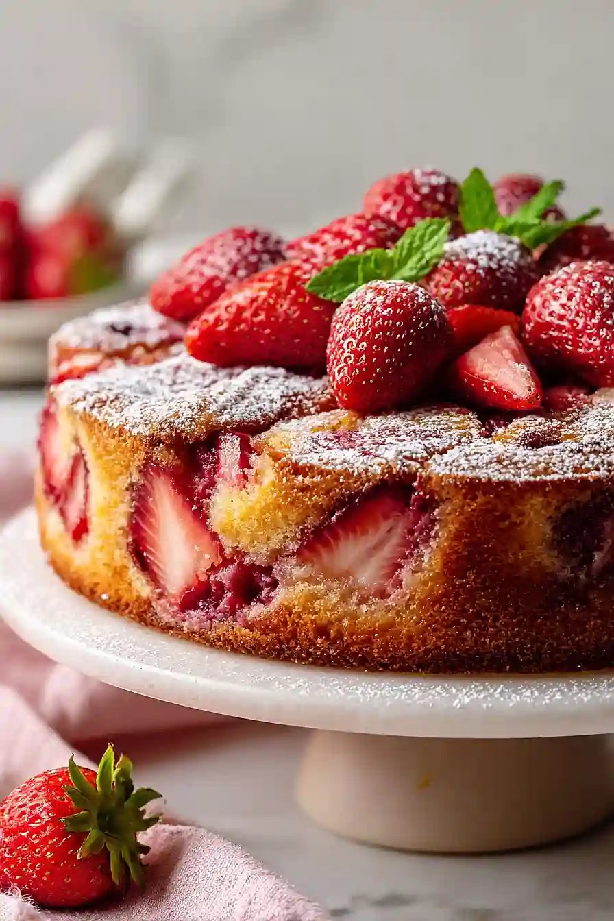 gluten free strawberry cake