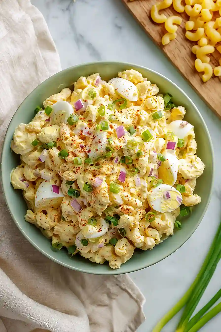 deviled egg pasta salad
