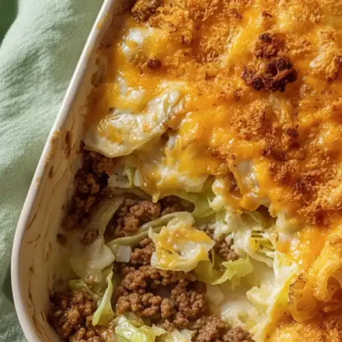 ground beef and cabbage casserole