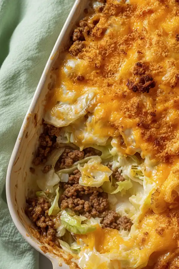 ground beef and cabbage casserole