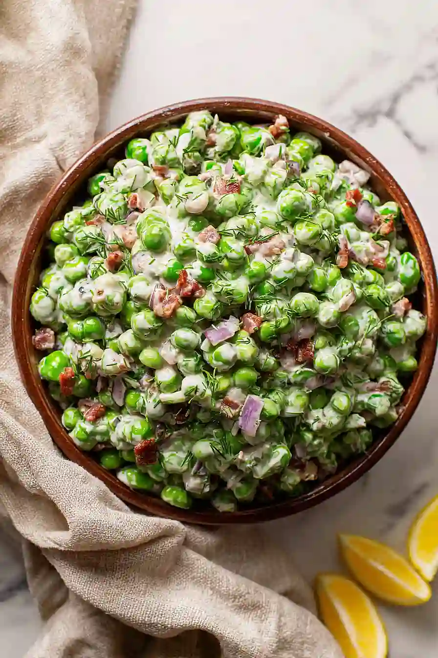 dairy free pea salad