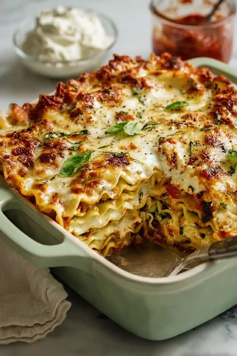 cottage cheese veggie lasagna
